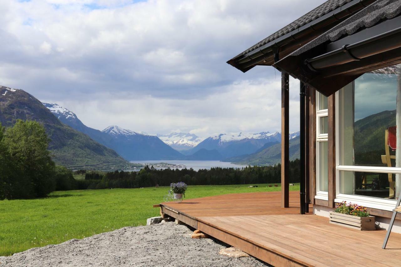 Vila Heinali Hytta Isfjorden Exteriér fotografie